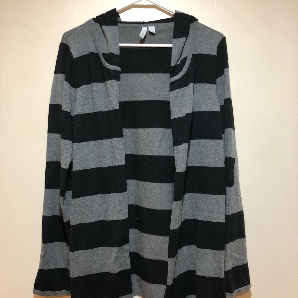 Relativity Striped Cardigan - Picture 1 of 3